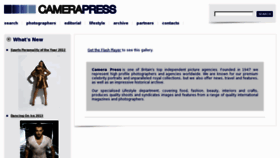 What Camerapress.com website looked like in 2012 (11 years ago)