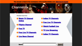 What Channel.tv website looked like in 2012 (11 years ago)