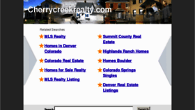 What Cherrycreekrealty.com website looked like in 2012 (11 years ago)