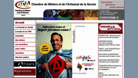 What Cma-chambery.fr website looked like in 2012 (11 years ago)