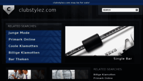 What Clubstylez.com website looked like in 2012 (11 years ago)