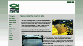 What Catch22fishing.co.uk website looked like in 2012 (11 years ago)