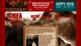 What Chifarestaurant.com website looked like in 2012 (11 years ago)