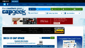 What Capgeek.com website looked like in 2012 (11 years ago)