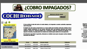 What Cocherobado.net website looked like in 2012 (11 years ago)