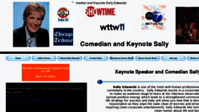 What Comedybysally.com website looked like in 2012 (11 years ago)