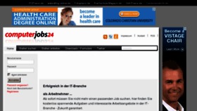 What Computerjobs24.de website looked like in 2012 (11 years ago)