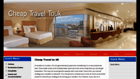 What Cheaptraveltouk.com website looked like in 2013 (11 years ago)