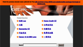 What Cz22.info website looked like in 2013 (11 years ago)