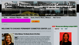 What Chicagopermanentcosmetics.com website looked like in 2013 (11 years ago)