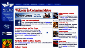 What Colsmetrofcu.org website looked like in 2013 (11 years ago)