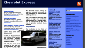 What Chevroletexpress.net website looked like in 2013 (11 years ago)