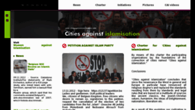 What Citiesagainstislamisation.com website looked like in 2013 (11 years ago)