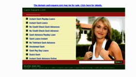 What Cash-square.com website looked like in 2013 (11 years ago)