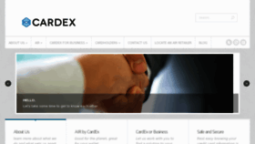 What Cardex.com website looked like in 2013 (11 years ago)
