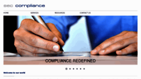 What Compliance-sec.com website looked like in 2013 (11 years ago)