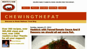 What Chewingthefat.us.com website looked like in 2013 (11 years ago)