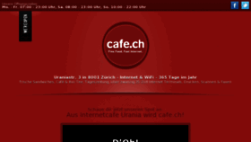 What Cafe.ch website looked like in 2013 (11 years ago)