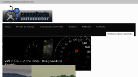 What Consultorioautomotor.com website looked like in 2013 (12 years ago)