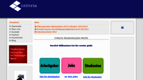 What Criteria-jobs.de website looked like in 2013 (11 years ago)
