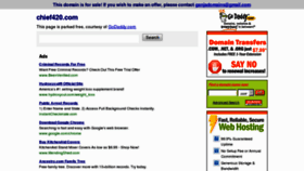What Chief420.com website looked like in 2013 (11 years ago)