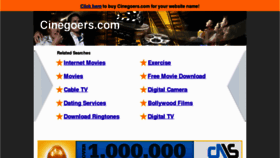 What Cinegoers.com website looked like in 2013 (11 years ago)