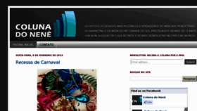 What Colunadonene.com.br website looked like in 2013 (11 years ago)