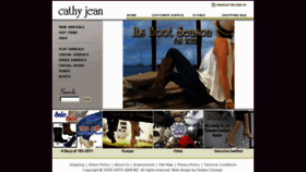 What Cathyjeanshoes.com website looked like in 2013 (11 years ago)