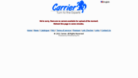What Carrier.so website looked like in 2013 (11 years ago)