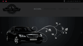 What Chauffeurs-services.fr website looked like in 2013 (11 years ago)