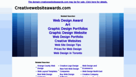 What Creativewebsiteawards.com website looked like in 2013 (11 years ago)