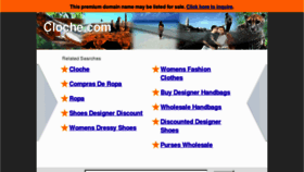 What Cloche.com website looked like in 2013 (11 years ago)
