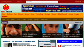 What Cepatnya.com website looked like in 2013 (11 years ago)