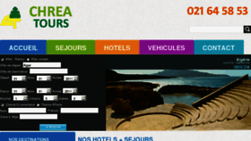 What Chreatours.com website looked like in 2013 (11 years ago)