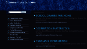 What Commentportal.com website looked like in 2013 (10 years ago)