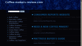 What Coffee-makers-review.com website looked like in 2013 (10 years ago)