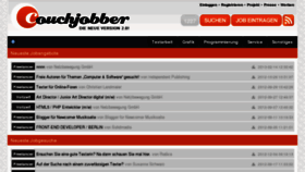 What Couchjobber.de website looked like in 2013 (10 years ago)