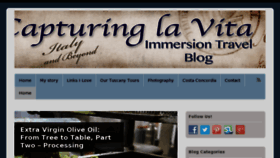 What Capturinglavita.com website looked like in 2013 (10 years ago)