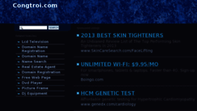 What Congtroi.com website looked like in 2013 (11 years ago)
