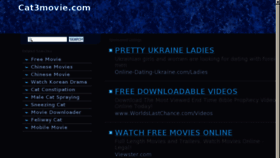 What Cat3movie.com website looked like in 2013 (10 years ago)