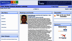 What Caparea.net website looked like in 2013 (11 years ago)