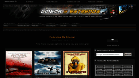 What Cinemayestrenos.com website looked like in 2013 (10 years ago)