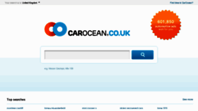 What Carocean.co.uk website looked like in 2013 (13 years ago)