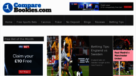What Comparebookies.com website looked like in 2013 (10 years ago)