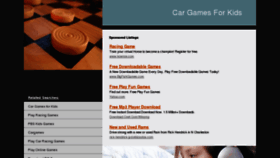 What Cargamesforkids.com website looked like in 2013 (10 years ago)