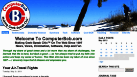 What Computerbob.com website looked like in 2013 (10 years ago)