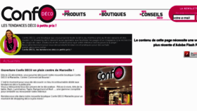 What Confodeco.fr website looked like in 2013 (10 years ago)