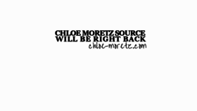 What Chloe-moretz.com website looked like in 2013 (10 years ago)