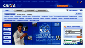 What Caixa.gov.br website looked like in 2013 (13 years ago)