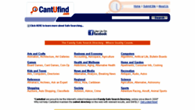 What Cantufind.com website looked like in 2013 (10 years ago)